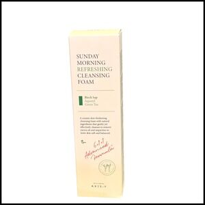 AXIS Y Sunday Morning Refreshing Cleansing Foam Birch Sap Aquaxyl 120ml Full Sz